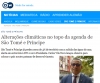 Altera&ccedil;&otilde;es clim&aacute;ticas no topo da agenda de S&atilde;o Tom&eacute; e Pr&iacute;ncipe