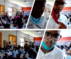 Ac&ccedil;&atilde;o de Forma&ccedil;&atilde;o sobre Mudan&ccedil;as Clim&aacute;ticas na Escola Portuguesa de S&atilde;o Tom&eacute; e Pr&iacute;ncipe