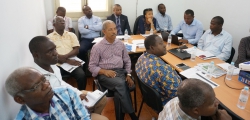 REUNI&Atilde;O DO COMIT&Eacute; NACIONAL PARA AS MUDAN&Ccedil;AS CLIM&Aacute;TICAS COM OS REPRESNETANTES DO PROJECTO AMCC - REDU&Ccedil;&Atilde;O DA VULNERABILIDADE CLIM&Aacute;TICA EM STP